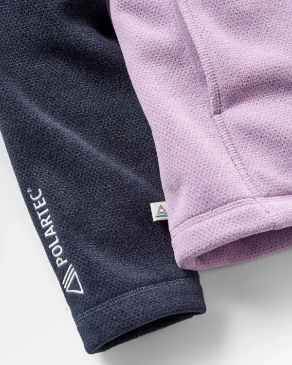 Fashion Passenger Snowdrop Pullover Recycled Polartec® Fleece Lilac/ Deep Navy