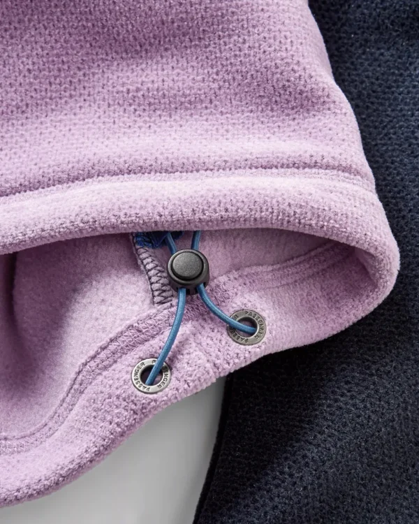 Fashion Passenger Snowdrop Pullover Recycled Polartec® Fleece Lilac/ Deep Navy