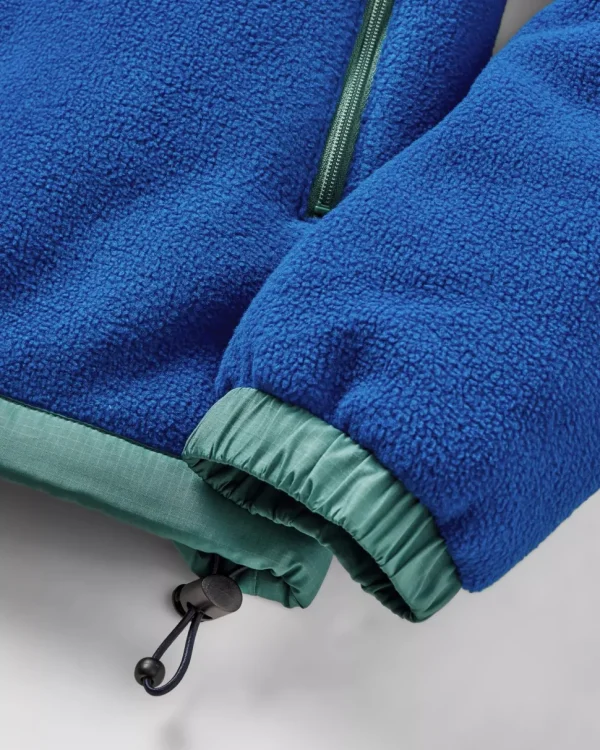 Flash Sale Passenger Solace Recycled Sherpa-Lined Polar Fleece True Blue