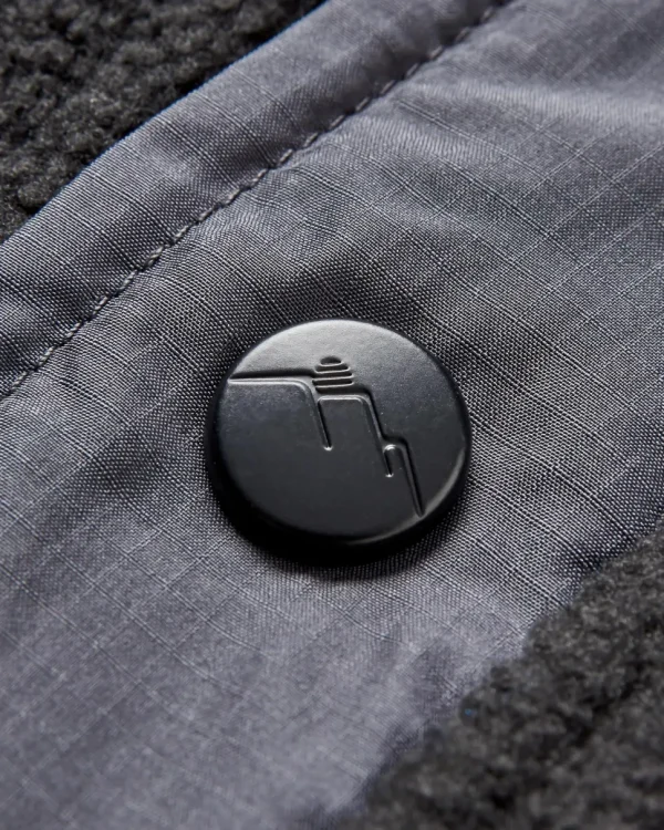 Online Passenger Solace Recycled Sherpa-Lined Polar Fleece Black