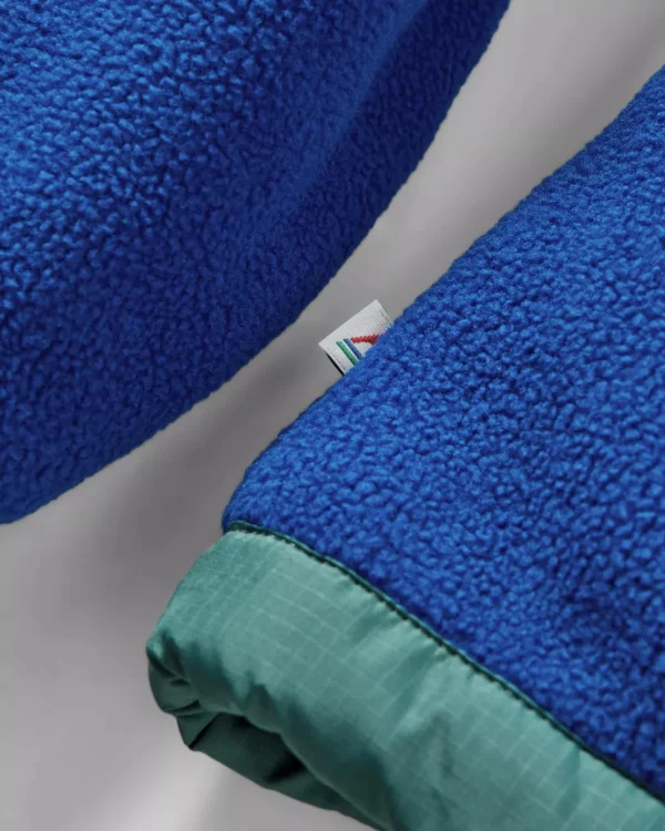 Flash Sale Passenger Solace Recycled Sherpa-Lined Polar Fleece True Blue
