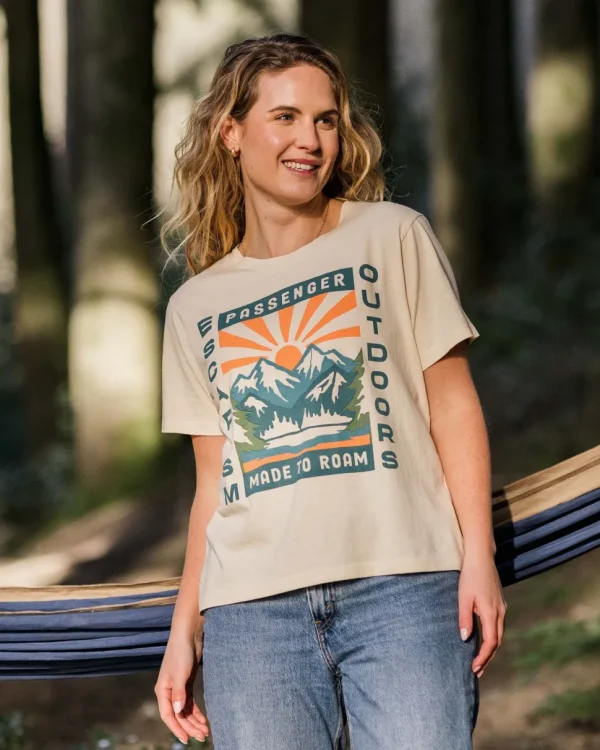 Store Passenger Solitude Recycled Cotton Oversized T-Shirt Birch