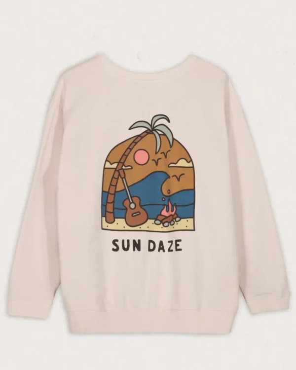 Fashion Passenger Sundaze Recycled Cotton Sweatshirt Birch