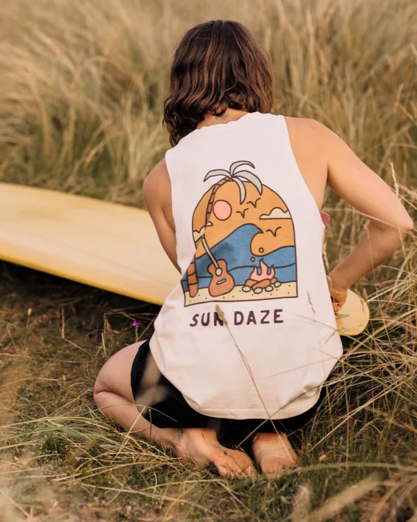 Store Passenger Sundaze Recycled Cotton Tank Top Birch