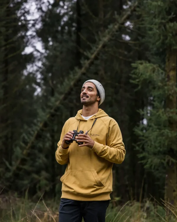 Best Sale Passenger Sundown Recycled Cotton Hoodie Mustard Gold