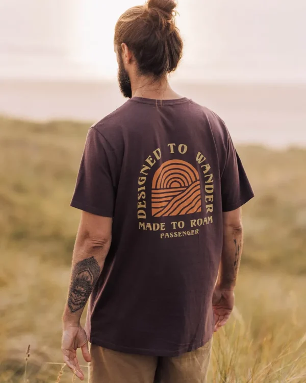Store Floris van Bommel Sundown Recycled Cotton T-Shirt Raisin