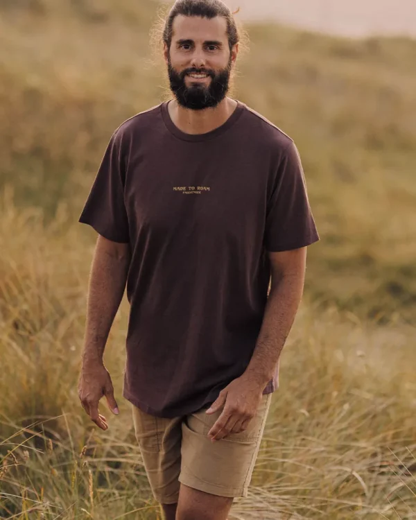 Store Floris van Bommel Sundown Recycled Cotton T-Shirt Raisin