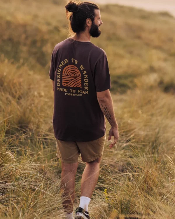 Store Floris van Bommel Sundown Recycled Cotton T-Shirt Raisin