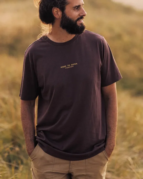 Store Floris van Bommel Sundown Recycled Cotton T-Shirt Raisin