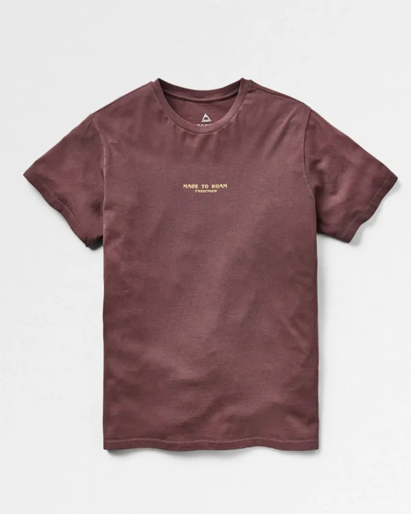 Store Floris van Bommel Sundown Recycled Cotton T-Shirt Raisin