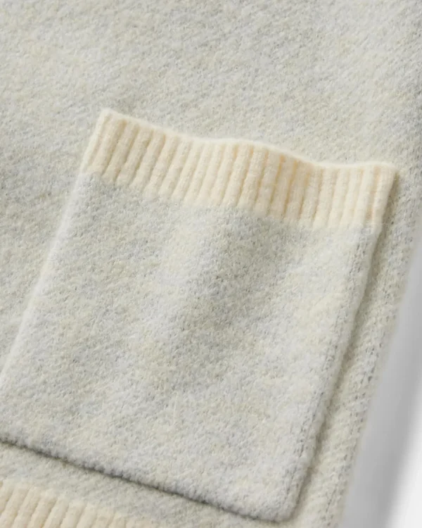 Outlet Passenger Sunsets Recycled Knitted Cardigan Marshmallow
