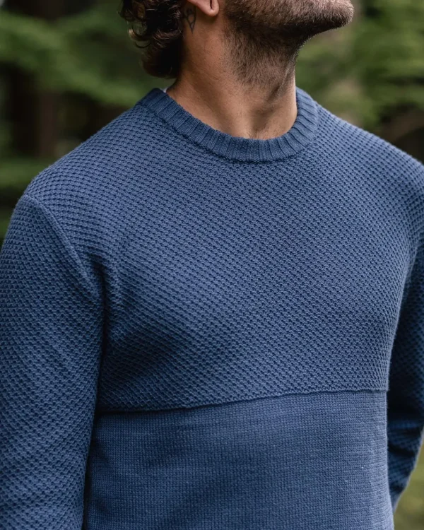 Hot Passenger Swell Knitted Jumper Dark Denim