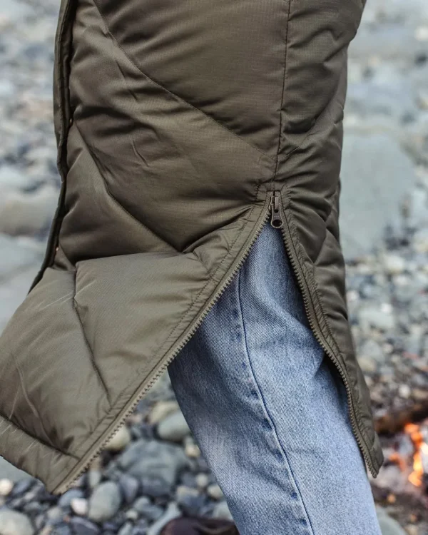 Best Passenger Tasman Long Recycled Insulated Jacket Dusty Olive