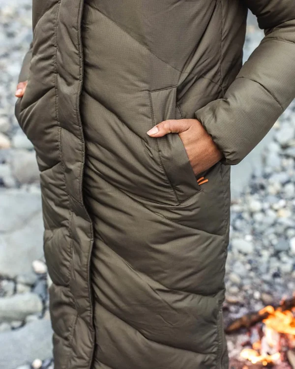 Best Passenger Tasman Long Recycled Insulated Jacket Dusty Olive