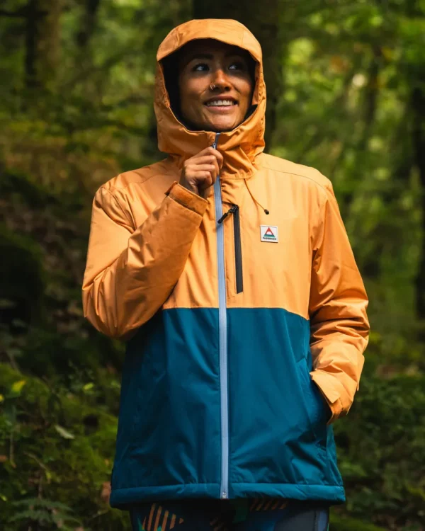 Hot Passenger Terrain Insulated Water Resistant Jacket Corsair Blue/ Apricot