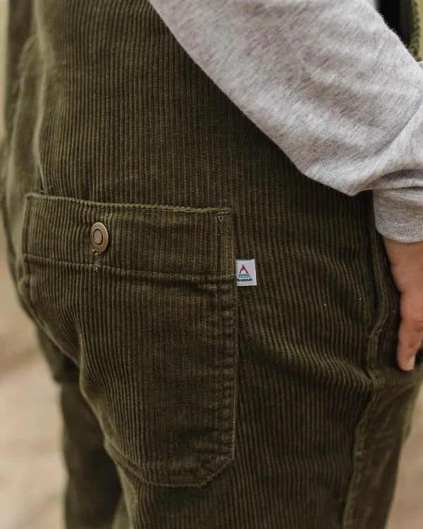 Hot Passenger Tiaga Cord Dungarees Khaki