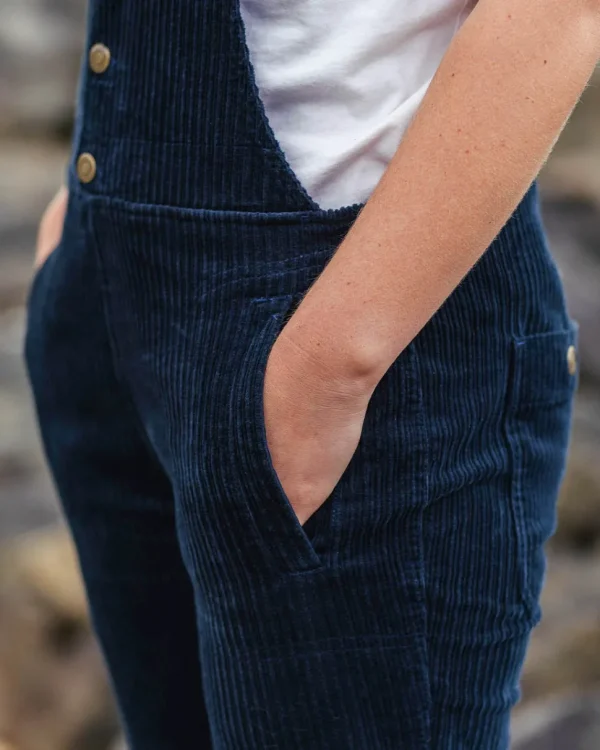 Best Passenger Tiaga Cord Dungarees Deep Navy