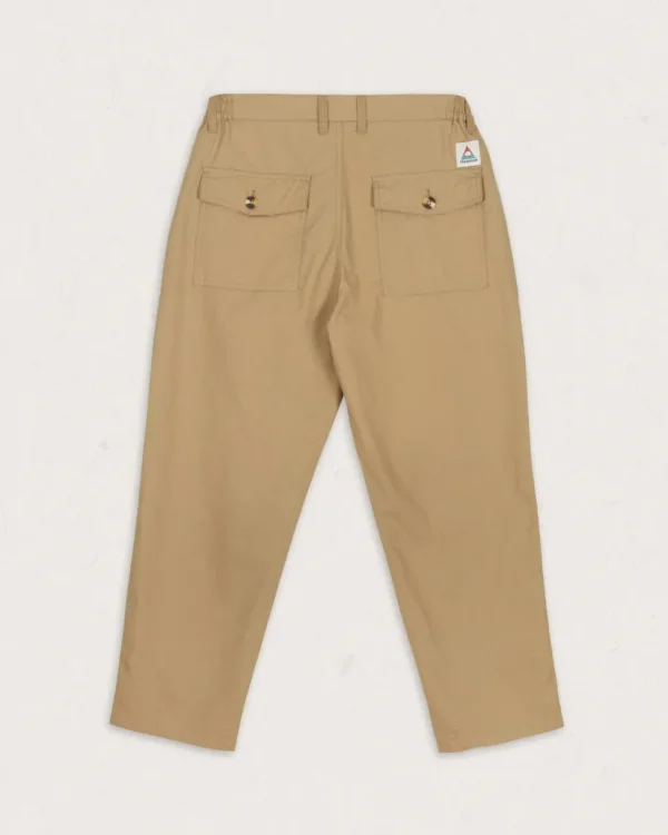 Store Floris van Bommel Timeless Organic Cotton Crop Pants Biscuit