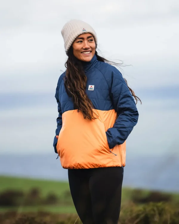 Best Passenger Trace Recycled Thermore® Insulated Jacket Dark Denim/ Apricot