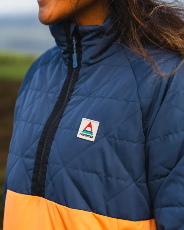 Best Passenger Trace Recycled Thermore® Insulated Jacket Dark Denim/ Apricot