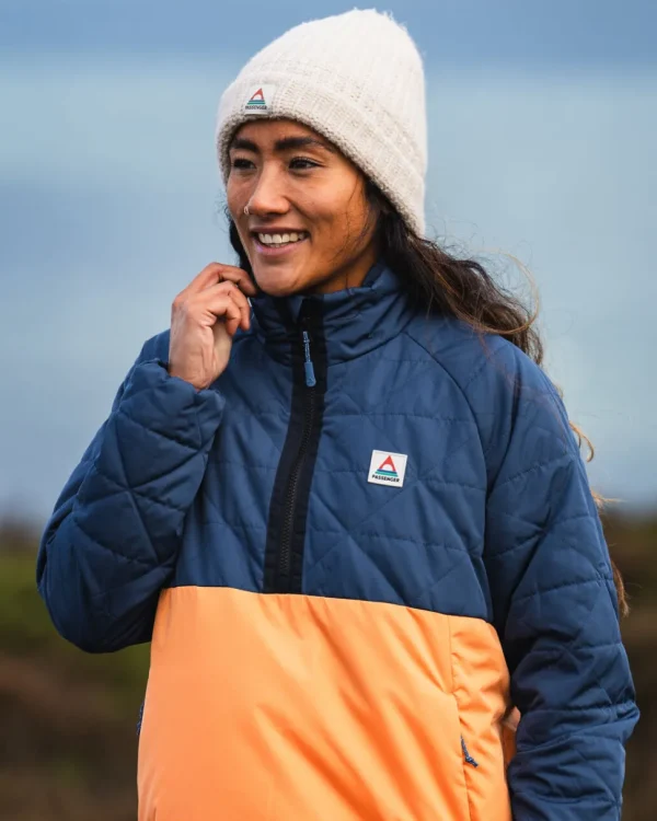 Best Passenger Trace Recycled Thermore® Insulated Jacket Dark Denim/ Apricot