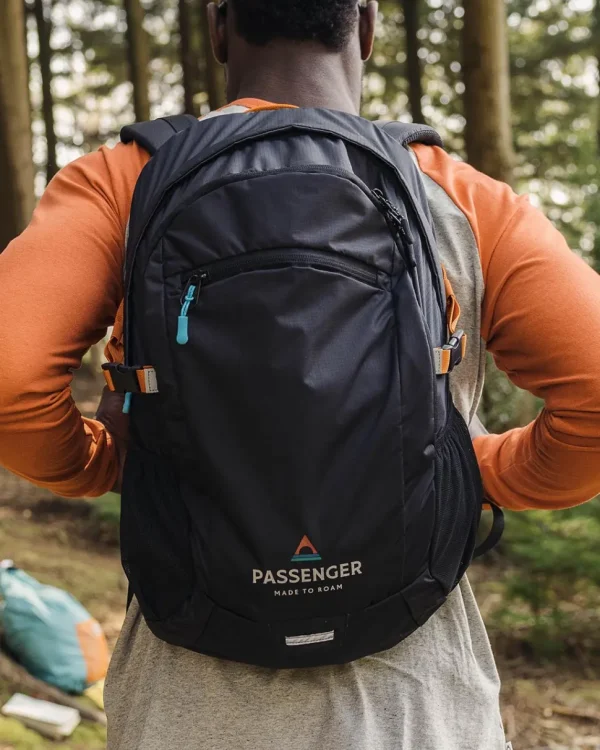 Sale Passenger Track Recycled 30L Backpack Black