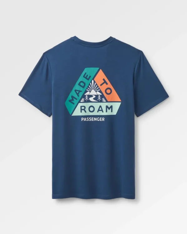Best Passenger Trail Active Recycled T-shirt Dark Denim