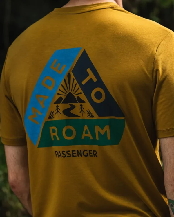 Cheap Floris van Bommel Trail Active Recycled T-shirt Dusty Ochre