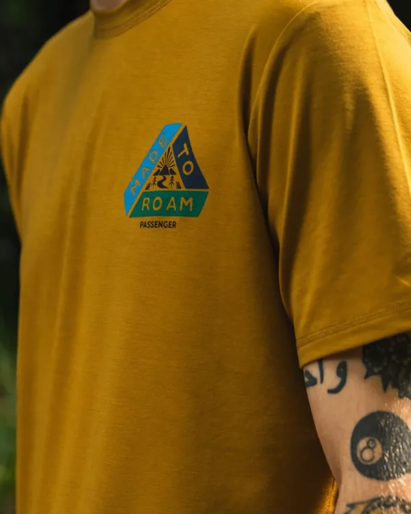 Cheap Floris van Bommel Trail Active Recycled T-shirt Dusty Ochre
