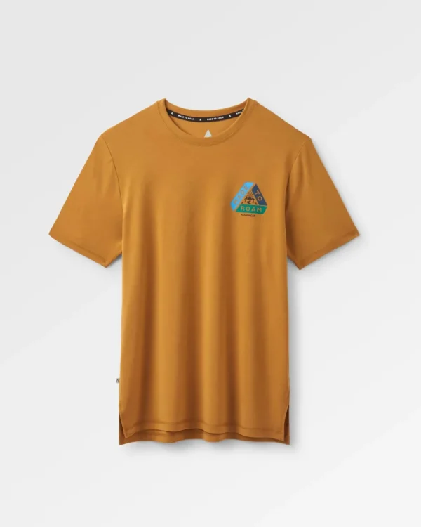 Cheap Floris van Bommel Trail Active Recycled T-shirt Dusty Ochre