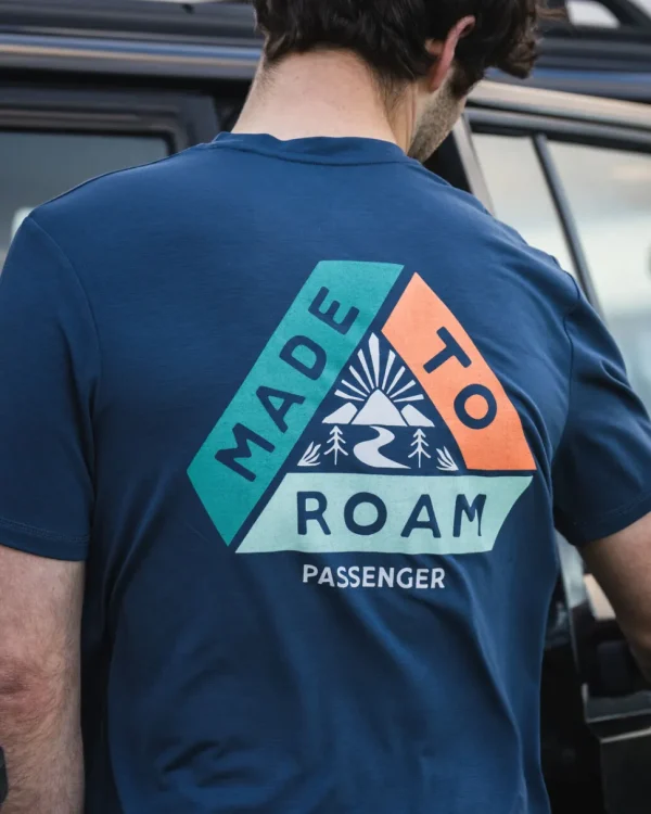 Best Passenger Trail Active Recycled T-shirt Dark Denim