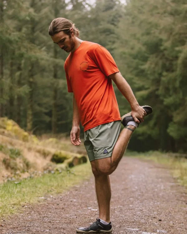 Flash Sale Passenger Trail Recycled Active T-Shirt Warm Orange