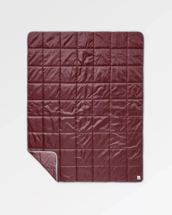 Sale Floris van Bommel Travel Recycled Ripstop Blanket Wine