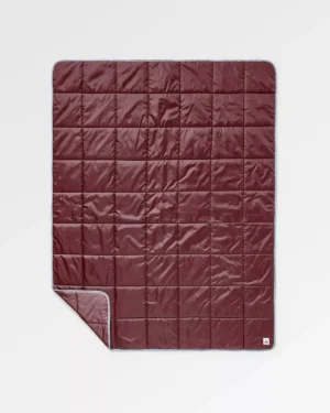 Best Sale Floris van Bommel Travel Recycled Ripstop Blanket Wine