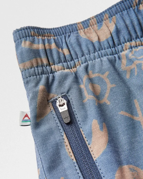 Online Floris van Bommel Traveller Organic All Purpose Short Abstract Dark Denim