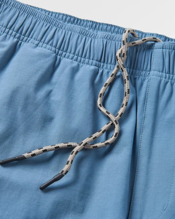 Cheap Floris van Bommel Traveller Organic Cotton All Purpose Short Stone Blue