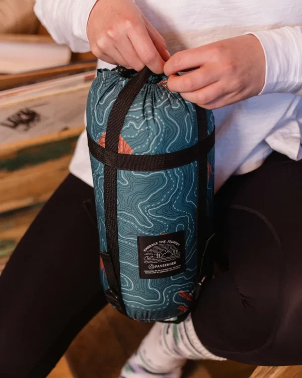 Discount Passenger Twilight Recycled Sleeping Bag Mediterranean Map