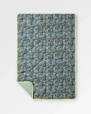 Sale Floris van Bommel Van Recycled Ripstop Blanket Abstract Seaweed Pistachio