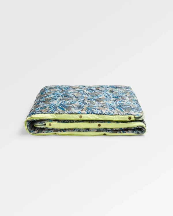 Sale Floris van Bommel Van Recycled Ripstop Blanket Abstract Seaweed Pistachio