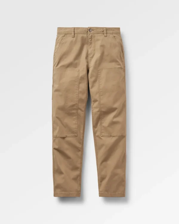 Online Floris van Bommel Vantage Organic Cotton Canvas Trouser Biscuit