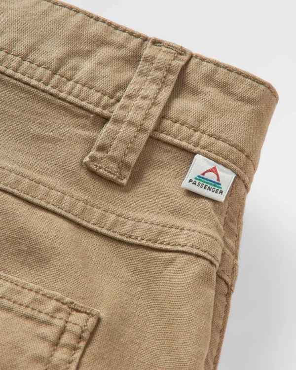 Online Floris van Bommel Vantage Organic Cotton Canvas Trouser Biscuit