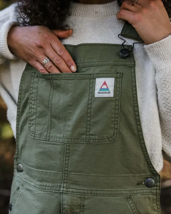 Clearance Passenger Vantage Organic Dungaree Khaki