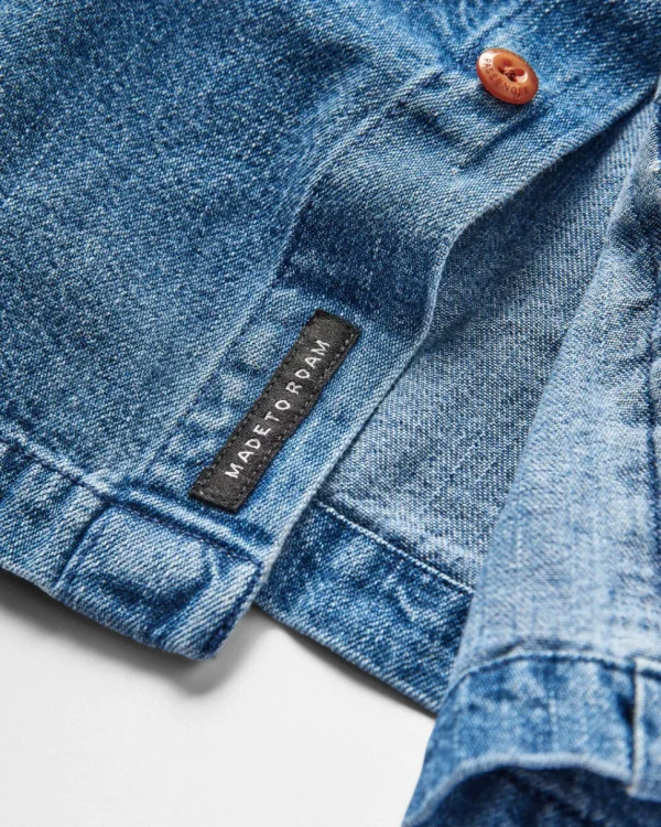 Clearance Passenger Vision Denim Shirt Denim Blue