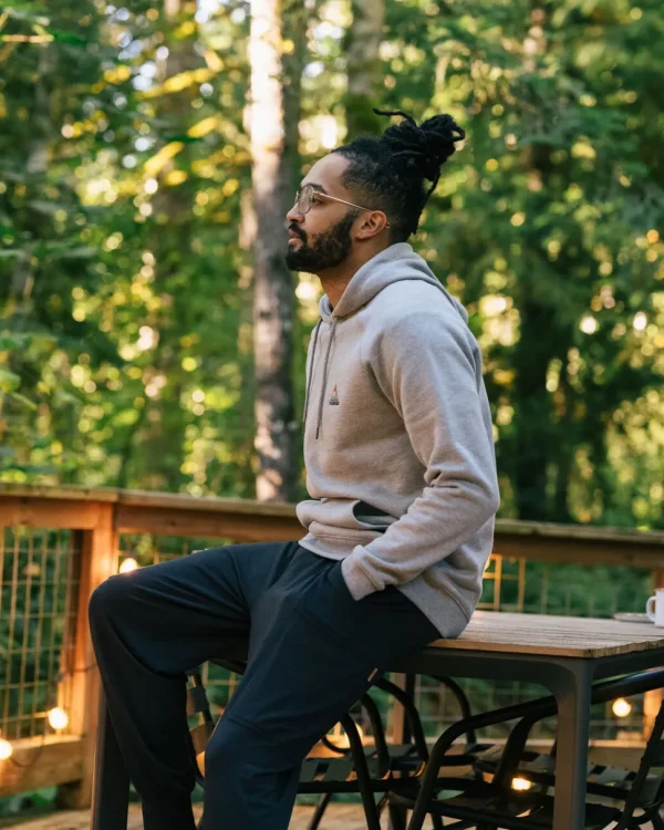 Online Passenger Vita Hoodie Grey Marl
