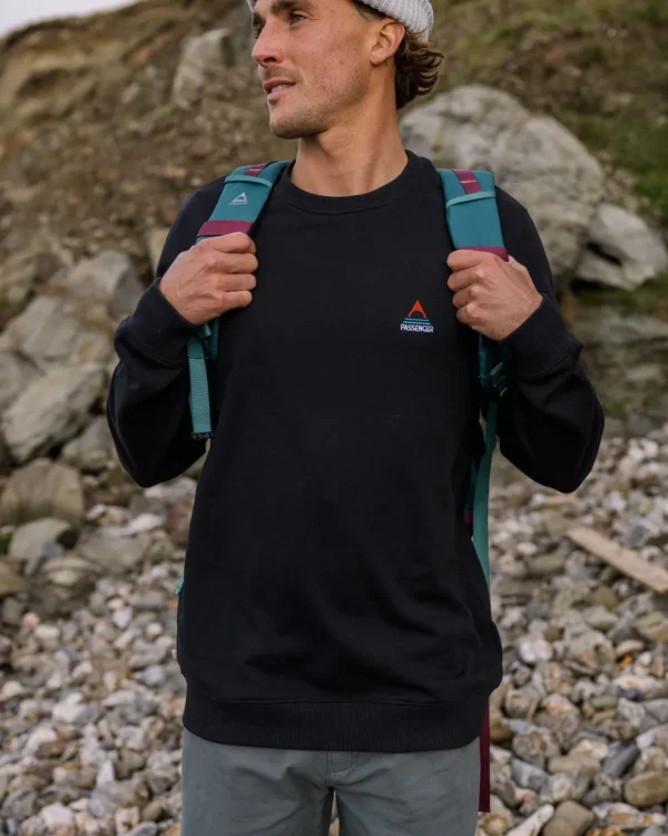 Flash Sale Passenger Vita Organic Cotton Sweatshirt Black
