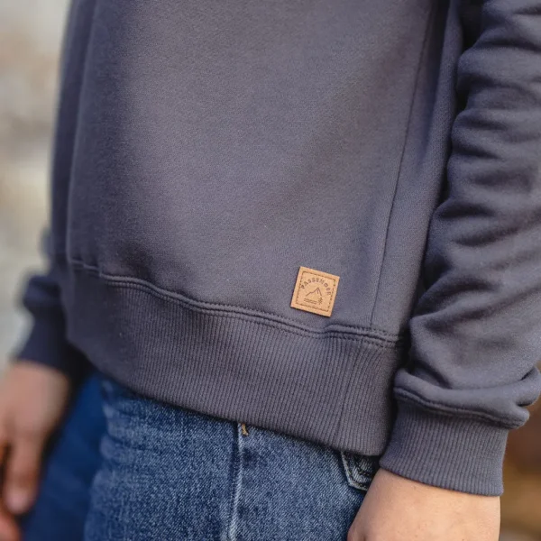 New Passenger Voyage Recycled Sweatshirt Faded Black