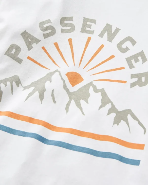 Shop Passenger Wander LS T-Shirt White