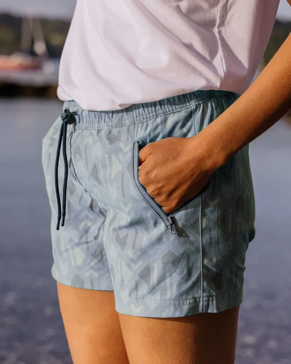 Discount Passenger Way Out Organic Cotton All Purpose Short Pistachio Ore Pattern