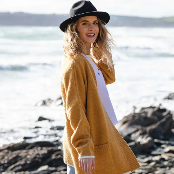 Store Passenger West Coast Cardigan Sunset Yellow