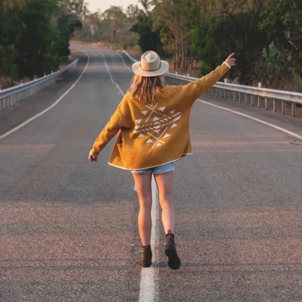 Store Passenger West Coast Cardigan Sunset Yellow